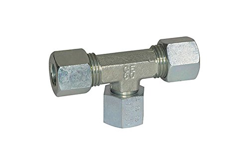 RIEGLER 112093-V 545 Einstellbare T-Verschraubung, Rohr-Außen-Ø 15, Stahl verzinkt, 1Stk RIEGLER 112093-V 545 Einstellbare T-Verschraubung, Rohr-Außen-Ø 15, Stahl verzinkt, 1Stk von Riegler