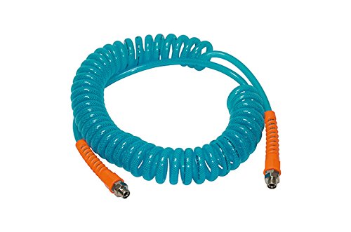 RIEGLER 113471-SP 20-600 Spiralschl, Verschraubung, gewebever. PU, G 3/8, ø 12x8, 6,0 m, 1Stk von Riegler
