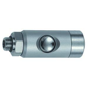 RIEGLER 134054-244.11-D-A Druckknopf-Sicherheitskupplung NW 5,5, drehbar, Alu, G 1/4 AG, 1Stk RIEGLER 134054-244.11-D-A Druckknopf-Sicherheitskupplung NW 5,5, drehbar, Alu, G 1/4 AG, 1Stk von Riegler