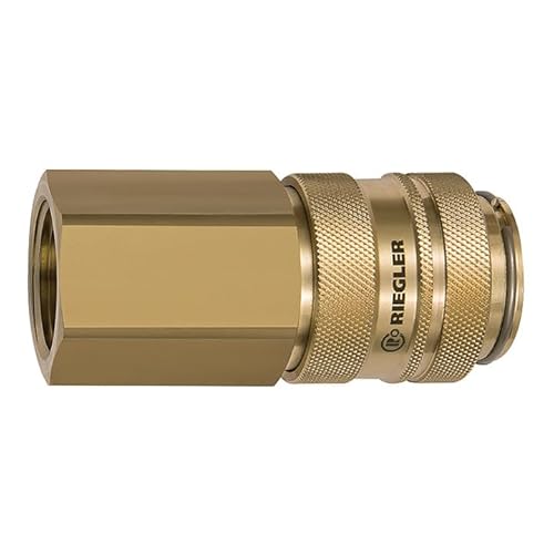 RIEGLER 141565-419.05 Schnellverschlusskupplung NW 19, Messing blank, G 1 IG, 1Stk RIEGLER 141565-419.05 Schnellverschlusskupplung NW 19, Messing blank, G 1 IG, 1Stk von Riegler