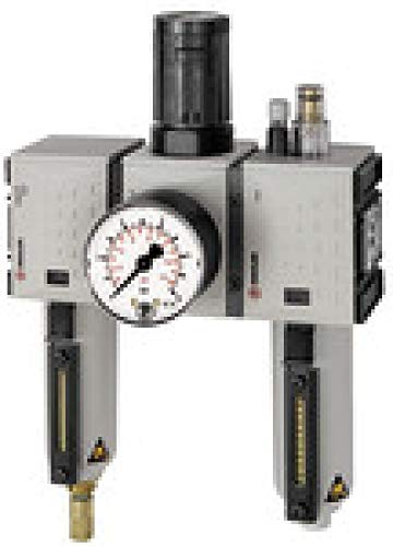 RIEGLER 152690-FU 633-M Wartungseinheit 3-tlg. »FUTURA«, MBeh., BG1, G 1/4, 0,5-8 bar, VA, 1Stk RIEGLER 152690-FU 633-M Wartungseinheit 3-tlg. »FUTURA«, MBeh., BG1, G 1/4, 0,5-8 bar, VA, 1Stk von Riegler