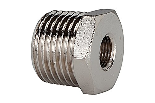 Riegler 111343 Reduziernippel, R 1/2 o., G 1/8 i., AF 22, Messing vernickelt Riegler 111343 Reduziernippel, R 1/2 o., G 1/8 i., AF 22, Messing vernickelt von Riegler