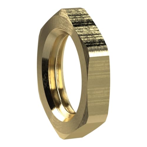 Riegler 136315 Sechskant-Gegenmutter, M54x2, AF 65, Messing Riegler 136315 Sechskant-Gegenmutter, M54x2, AF 65, Messing von Riegler