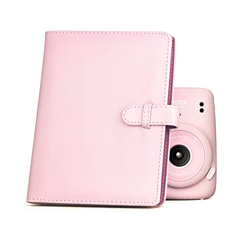 Rieibi Mini-Fotoalbum mit 128 Taschen, Brieftasche aus PU-Leder, Fotoalbum für Fujifilm Instax Mini Evo/11/8/9/7s/25/70/90 Sofortbildkamera, Fotoalbum für Polaroid von Rieibi