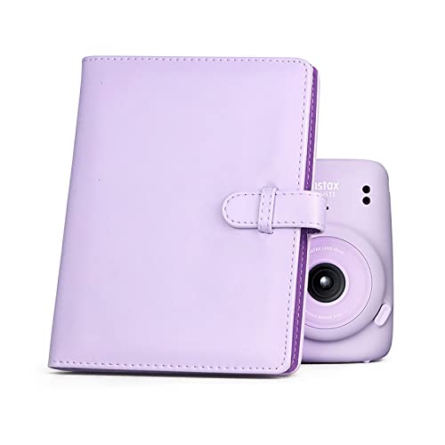 Rieibi Mini-Fotoalbum mit 128 Taschen, Brieftasche aus PU-Leder, Fotoalbum für Fujifilm Instax Mini Evo/11/8/9/7s/25/70/90 Sofortbildkamera, Fotoalbum für Polaroid von Rieibi