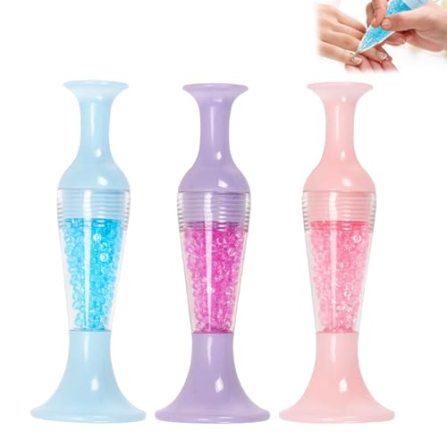 3PCS Diamant Malerei Blumentopf Form Punkt Bohrer Stift,Diamant Malwerkzeug für Diamond Painting,Diamant Painting Stift Kreative Kunstwerkzeuge,Diamant-Malwerkzeuge Diamond Art Painting Kit von Rienan