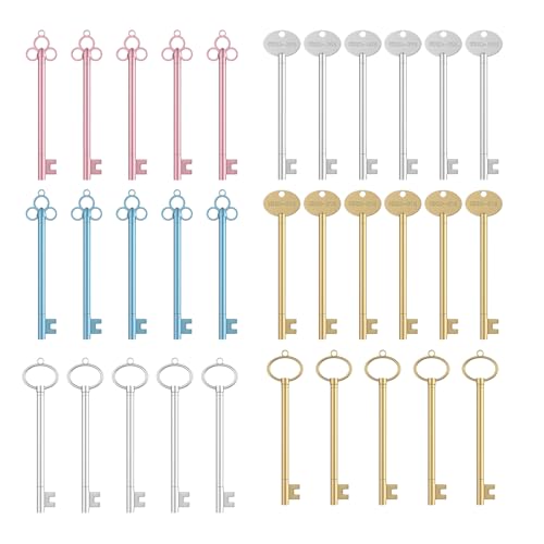 Schlüssel Stift,30 Stück Schlüssel Gelstift,schlüsselstift,Schlüssel Stifte,Druckkugelschreiber Kugelschreiber,Schwarz Fine Point Pen für Kinder und Erwachsene Skizzieren Zeichnen Schule Bürobedarf von Rienan