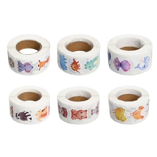 3000 Stück Cute Sticker Tiere Kinder Set Aufkleber Meerestiere Dino Stickers Belohnungssticker für Schule & Kindergarten 3000 Stück Cute Sticker Tiere Kinder Set Aufkleber Meerestiere Dino Stickers Belohnungssticker für Schule & Kindergarten von Rieoany