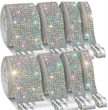 5 Rollen Strasssteine Glitzersteine Selbstklebend Strassband für DIY Kunsthandwerk, Hochzeitsdekoration, Geburtstag, Handy, Tasse, Kleid 5 Rollen Strasssteine Glitzersteine Selbstklebend Strassband für DIY Kunsthandwerk, Hochzeitsdekoration, Geburtstag, Handy, Tasse, Kleid von Rieoany