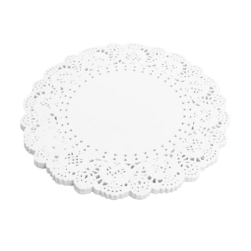 Rieoany 100 Stück Tortenspitze Tortenspitzen Rund 25 cm Tortenspitzen Tortenpapier Napperons à Usage Unique für Hochzeiten Geburtstagsfeier Geschirrdekoration Rieoany 100 Stück Tortenspitze Tortenspitzen Rund 25 cm Tortenspitzen Tortenpapier Napperons à Usage Unique für Hochzeiten Geburtstagsfeier Geschirrdekoration von Rieoany