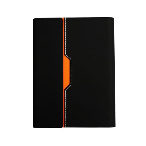 Ringbuch A5 NachfüLlbar, Leder Notizbuch Mit Ringmechanik EnthäLt 100 Blatt Papier, NachfüLlbares A5 Ringbuch FüR BüRo, Schule und Reisen, Notizbuch Leder Als Planer Oder Tagebuch(Schwarz) von Rieoany