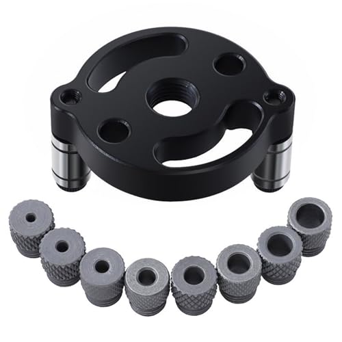 Rierousy Bohrschablone Möbelbau Bohrhilfe Senkrecht Bohren Holzbearbeitungs Bohrhilfe (Schwarz) Rierousy Bohrschablone Möbelbau Bohrhilfe Senkrecht Bohren Holzbearbeitungs Bohrhilfe (Schwarz) von Rierousy