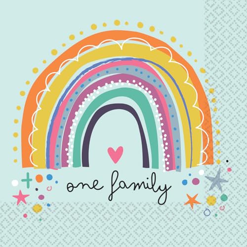Riethmüller Servietten "One Family" 33cm x 33cm, 16 Stück - Große Papier-Servietten mit Spruch für Familienfeier, Taufe, Geburtstag - Tischdeko Riethmüller Servietten "One Family" 33cm x 33cm, 16 Stück - Große Papier-Servietten mit Spruch für Familienfeier, Taufe, Geburtstag - Tischdeko von Riethmüller