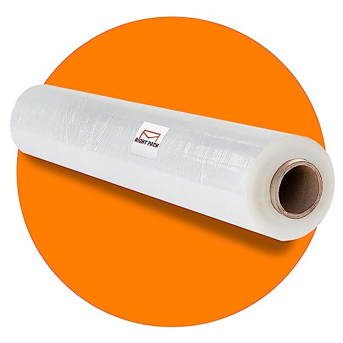 Schrumpffolie für Amazon-Paletten, 400 mm x 170 m x 23 m, transparent, 1 Stück von Right Pack