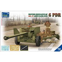 British Ordnance QF 6-Pdr. MK.IV Anti-tank Gun (w/Metal gun Barrel) von Riich Models