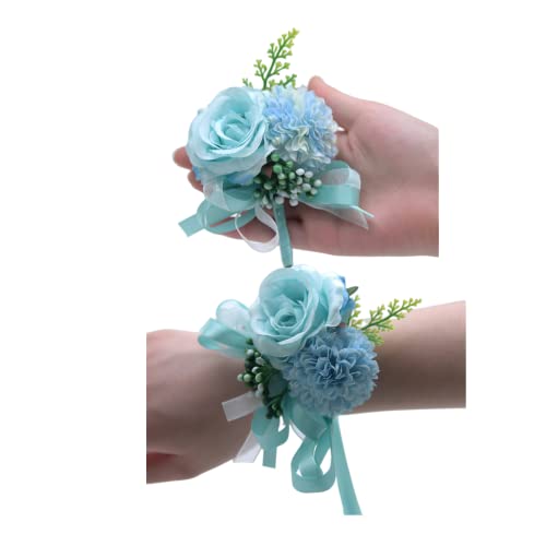 Rikyo 2 Rosenblüten Handgelenk Corsage Boutonniere Set, handgefertigte Seide Blume für Braut Hand Blume Männer Boutonniere, Braut Handgelenk Blume Hand Blume Prom Party Heimkehr Brautjungfer Hand Rikyo 2 Rosenblüten Handgelenk Corsage Boutonniere Set, handgefertigte Seide Blume für Braut Hand Blume Männer Boutonniere, Braut Handgelenk Blume Hand Blume Prom Party Heimkehr Brautjungfer Hand von Rikyo