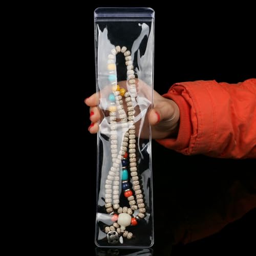 Rikyo 50 lange Schmuckbeutel mit Reißverschluss, transparent, 7,5 x 30 cm, PVC-Aufbewahrungstaschen, Anti-Oxidationsbeutel, Klarheit, Anlaufschutz, kleine versiegelte Tasche, Verpackung und Versand Rikyo 50 lange Schmuckbeutel mit Reißverschluss, transparent, 7,5 x 30 cm, PVC-Aufbewahrungstaschen, Anti-Oxidationsbeutel, Klarheit, Anlaufschutz, kleine versiegelte Tasche, Verpackung und Versand von Rikyo