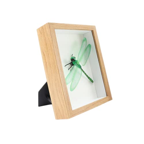 Schattenbox-Vitrine, 3 cm tiefer Holz-Bilderrahmen für getrocknete Blumen, Display-Bilder 10.2x15.2 cm mit Matte oder 12.7x17.8 cm ohne Matte für Erinnerungsstücke, Fotos, Medaillen (Holzfarbe, 5x7) Schattenbox-Vitrine, 3 cm tiefer Holz-Bilderrahmen für getrocknete Blumen, Display-Bilder 10.2x15.2 cm mit Matte oder 12.7x17.8 cm ohne Matte für Erinnerungsstücke, Fotos, Medaillen (Holzfarbe, 5x7) von Rikyo