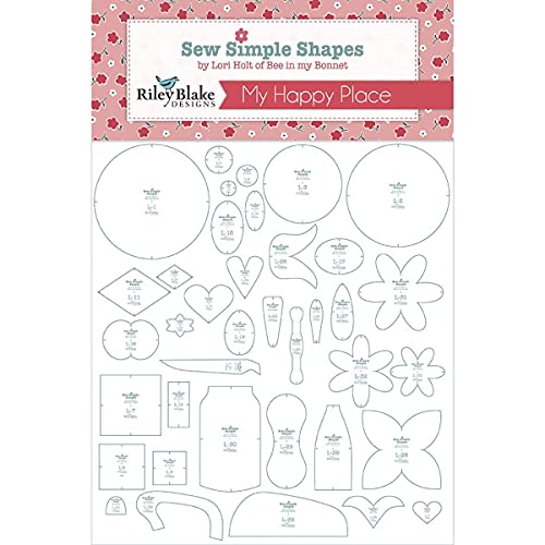 Lori Holt My Happy Place Sew einfache Formen von Riley Blake Designs