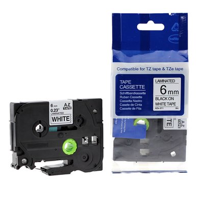 rillstab Schriftbandkassette schwarz/weiß, 6 mm x 8 m rillstab Schriftbandkassette schwarz/weiß, 6 mm x 8 m von rillstab original