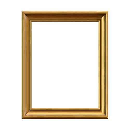Rimbol Antik-goldener Rahmen mit Passepartout, handgeschnitzter Vintage-Holz-Bilderrahmen für Wandkunst, umweltfreundliche Galeriedekoration für Wohnzimmer und Arbeitszimmer von Rimbol
