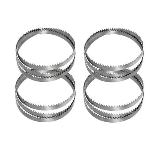 4 Stück Bandsägeblätter, 1425 mm, Bandsägeblätter SK5 1425, 6,35 0,35 mm, 6 Zähne, 10 Zähne, 14 Zähne, TPI for Schneiden von Holz, Holzbearbeitung(10T TPI) von Rimmean