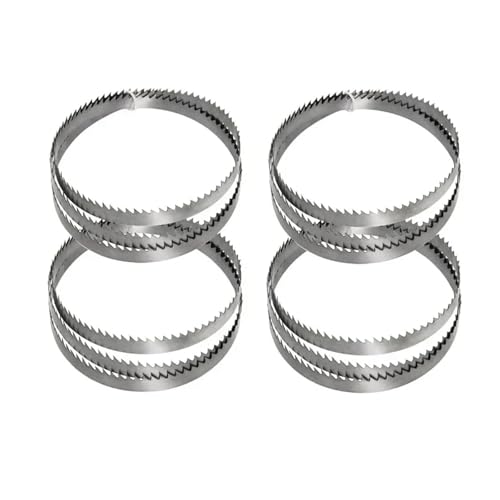 4 stücke Band Sägeblatt 1425mm Bandsägeblätter 1425 Mm 6,35 Mm 0,35 Mm 6T 10T 14T TPI for Schneiden Holz Band Sägeblatt(14T) von Rimmean