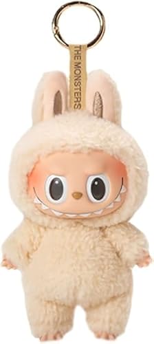Labubu Kleidung für 17 cm Puppe, Labubu Clothes, handgemachte Häkelarbeiten, 3-teiliges Set mit elegantem Zubehör, Kleidung für Labubu Plüsch (B) von Rimtpuz