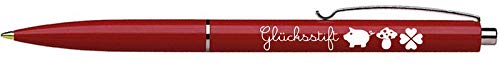 Ringelsuse Glücksstift Kugelschreiber rot blaue Schriftfarbe von Ringelsuse