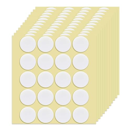 Rinteea DIY Kerzenmaterial 240 Stück Doppelseitiges Klebeband für Kerzendochte Kerzendocht Befestigung Aufkleber Durchmesser 20 mm Dicke 1 mm Einfach zu bedienen Rinteea DIY Kerzenmaterial 240 Stück Doppelseitiges Klebeband für Kerzendochte Kerzendocht Befestigung Aufkleber Durchmesser 20 mm Dicke 1 mm Einfach zu bedienen von Rinteea