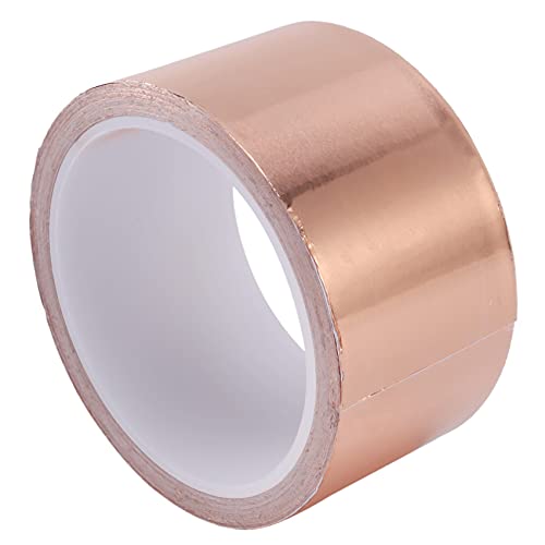 Rinteea Kupfer-Klebeband, 50 mm x 10 m, Kupfer-Klebeband, selbstklebendes Klebeband, Rolle Rinteea Kupfer-Klebeband, 50 mm x 10 m, Kupfer-Klebeband, selbstklebendes Klebeband, Rolle von Rinteea