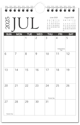 Mini-Kalender 2025–2026, 15,2 x 22,9 cm, kleiner Kalender von Juli 2025 bis Dezember 2026, kleiner Notizblock-Kalender für Wand, Schreibtisch, Pinnwand oder Kühlschrank Mini-Kalender 2025–2026, 15,2 x 22,9 cm, kleiner Kalender von Juli 2025 bis Dezember 2026, kleiner Notizblock-Kalender für Wand, Schreibtisch, Pinnwand oder Kühlschrank von Riobat
