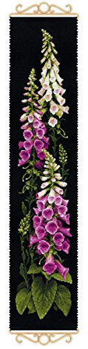 Riolis Foxgloves Cross Stitch Kit, Baumwolle, Multi-Color, 19 X 90 X 0,1 cm von Riolis