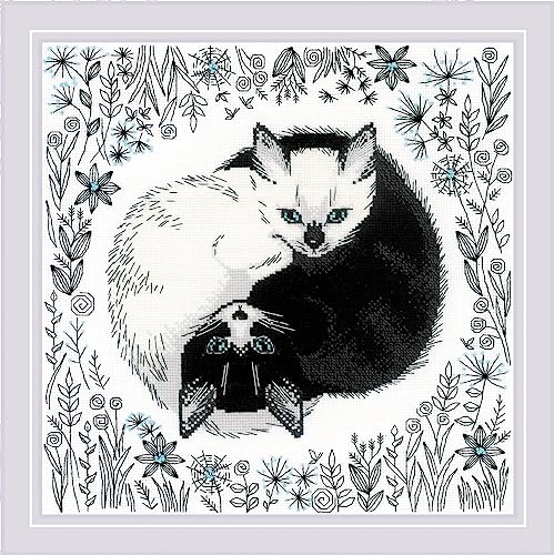 Riolis Kreuzstich Stickpackung "Yin und Yang", Zählmuster, 30x30cm Riolis Kreuzstich Stickpackung "Yin und Yang", Zählmuster, 30x30cm von Riolis