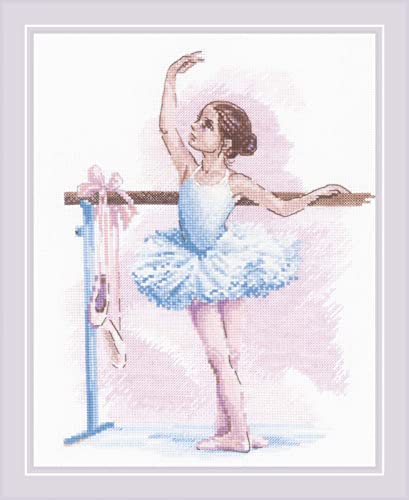 Riolis Kreuzstich Set "Ballett", Zählmuster, 24x30cm von Riolis