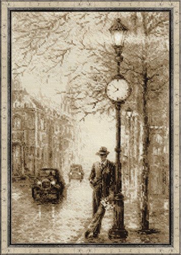 RIOLIS Old Photo. Waiting Cross Stitch kit, Baumwolle, multi-color, 26 x 38 x 0,1 cm RIOLIS Old Photo. Waiting Cross Stitch kit, Baumwolle, multi-color, 26 x 38 x 0,1 cm von Riolis
