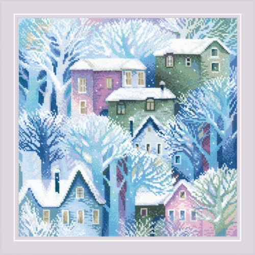 Riolis Kreuzstich Kissen Stickpackung "Stadt", Zählmuster, 40x40cm Riolis Kreuzstich Kissen Stickpackung "Stadt", Zählmuster, 40x40cm von Riolis