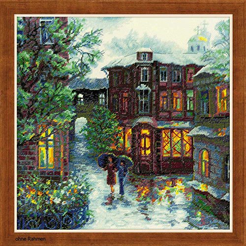 Riolis, Zählmuster Kreuzstich-Set Regnerischer Sommer, Baumwolle, Mehrfarbig, 30 x 30 x 0.1 cm Riolis, Zählmuster Kreuzstich-Set Regnerischer Sommer, Baumwolle, Mehrfarbig, 30 x 30 x 0.1 cm von Riolis
