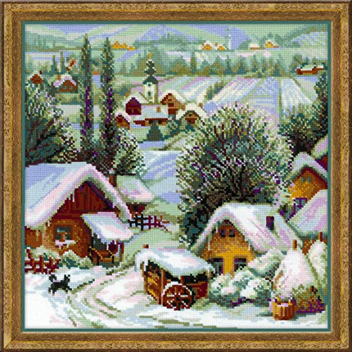 Riolis, Zählmuster Kreuzstich-Set Serbisches Dorf, Baumwolle, Mehrfarbig, 40 x 40 x 0.1 cm Riolis, Zählmuster Kreuzstich-Set Serbisches Dorf, Baumwolle, Mehrfarbig, 40 x 40 x 0.1 cm von Riolis