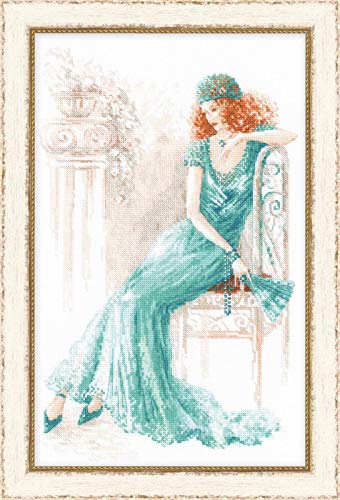 Riolis 100/059 COUNTED CROSS STITCH OLD HOLLYW Kreuzstich-Set, Mehrfarbig, 25x40cm von Riolis