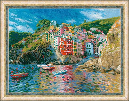 Riolis Kreuzstich-Set "Ligurien", Zählmuster Riolis Kreuzstich-Set "Ligurien", Zählmuster von Riolis