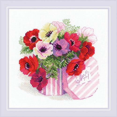 Riolis Kreuzstich-Set "Danke", Zählmuster Riolis Kreuzstich-Set "Danke", Zählmuster von Riolis