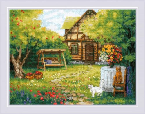 Riolis 1845 Kreuzstich-Set, Mehrfarbig, 40x30cm Riolis 1845 Kreuzstich-Set, Mehrfarbig, 40x30cm von Riolis