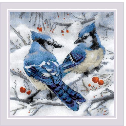 Riolis Kreuzstich Set "Blauhäher" 20x20 cm, Zählmuster Riolis Kreuzstich Set "Blauhäher" 20x20 cm, Zählmuster von Riolis