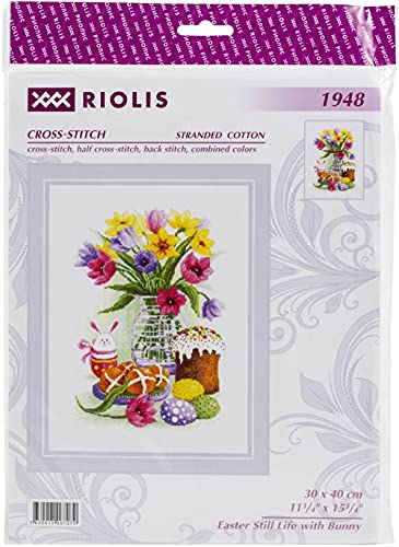 Riolis 1948 Kreuzstich Set, Mehrfarbig, 30x40cm von Riolis