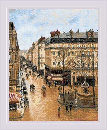 Riolis 1955 Kreuzstich Set Zählmuster, Baumwolle, mehrfarbig, 40x50cm Riolis 1955 Kreuzstich Set Zählmuster, Baumwolle, mehrfarbig, 40x50cm von Riolis