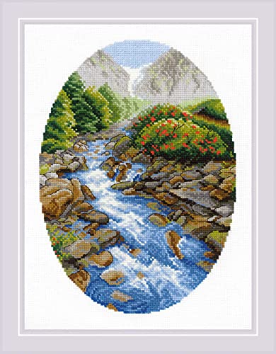 Riolis 1960 Kreuzstich Set Zählmuster, Baumwolle, Mehrfarbig, 30x40cm Riolis 1960 Kreuzstich Set Zählmuster, Baumwolle, Mehrfarbig, 30x40cm von Riolis