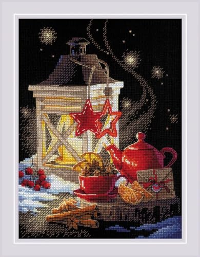 Riolis Kreuzstich Set "Winterteezeit", Zählmuster, 18x24cm Riolis Kreuzstich Set "Winterteezeit", Zählmuster, 18x24cm von Riolis
