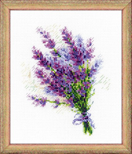 Riolis Bouquet With Lavender Cross Stitch Kit, Baumwolle, Multi-Color, 15 X 18 X 0,1 Cm Riolis Bouquet With Lavender Cross Stitch Kit, Baumwolle, Multi-Color, 15 X 18 X 0,1 Cm von Riolis