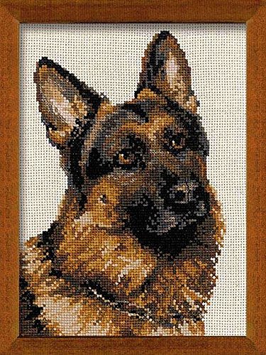 Riolis Deutscher Schäferhund, Zählmuster Kreuzstich-Set, Baumwolle, Mehrfarbig, 2430cm Riolis Deutscher Schäferhund, Zählmuster Kreuzstich-Set, Baumwolle, Mehrfarbig, 2430cm von Riolis